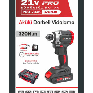 PRO-2046 AKÜLÜ DARBELİ VİDALAMA - Görsel 1