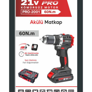 PRO-2001 AKÜLÜ MATKAP - Görsel 1