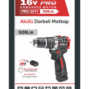 PRO-2011 Akülü Darbeli Matkap - Görsel 1