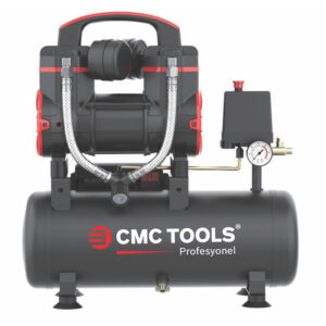 CMC-0910 SESSİZ HAVA KOMPRESÖRÜ 8L 1.2HP - Görsel 1